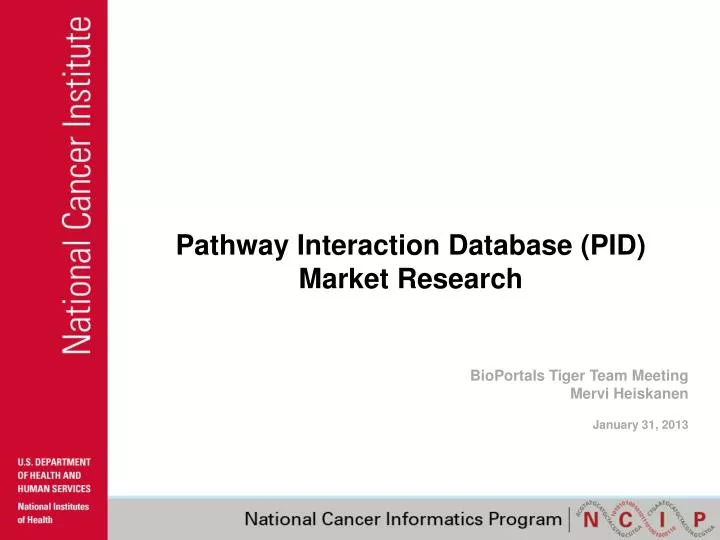 pathway interaction database pid market research