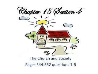Chapter 15 Section 4