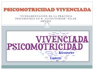 psicomotricidad vivenciada