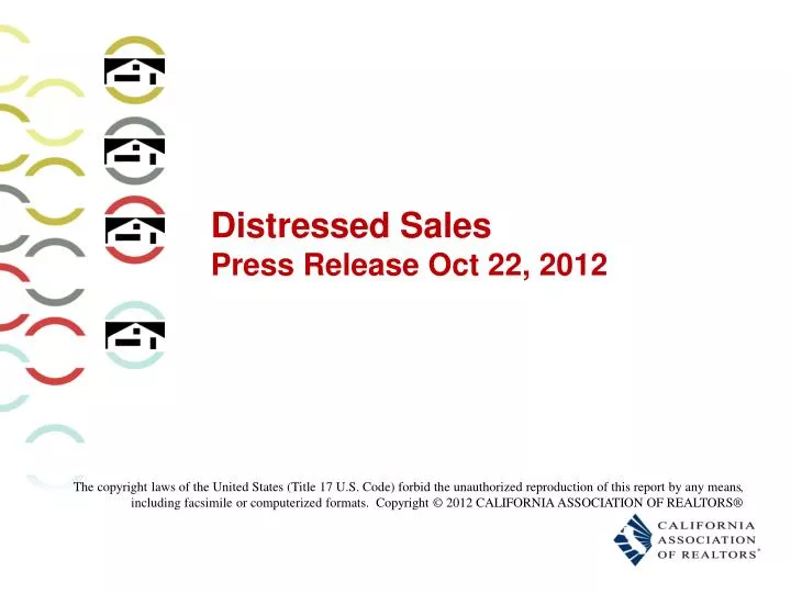 distressed sales press release oct 22 2012