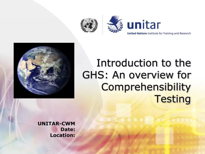 introduction to the ghs an overview for comprehensibility testing