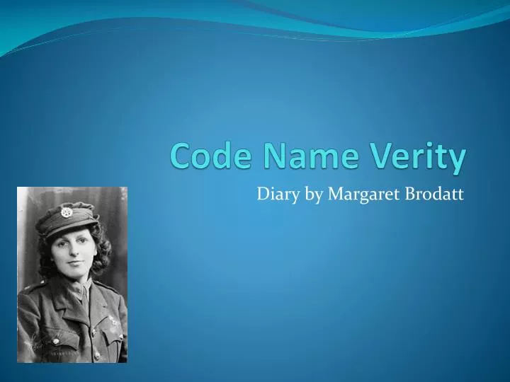 code name verity