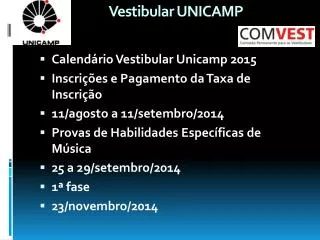 vestibular unicamp