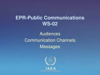 EPR-Public Communications WS -02
