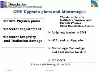 CMS Upgrade plans and Micromegas