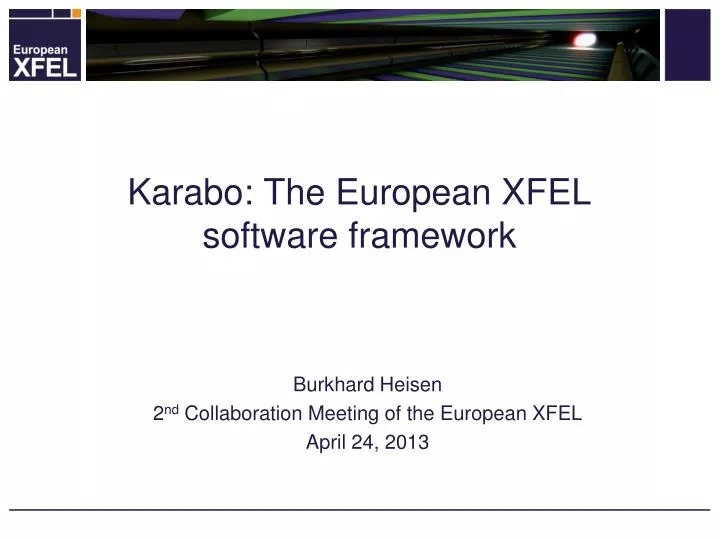 karabo the european xfel software framework