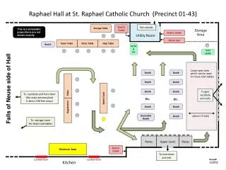 Raphael Hall at St. Raphael Catholic Church (Precinct 01-43)