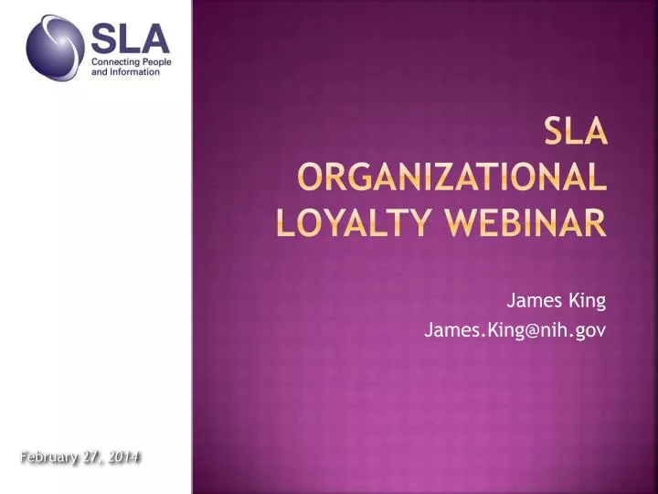 sla organizational loyalty webinar