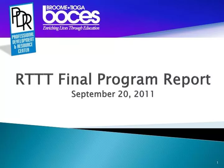 rttt final program report september 20 2011