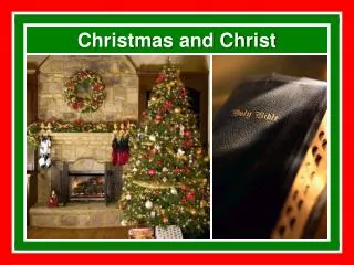 Christmas and Christ