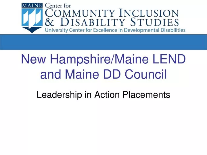 new hampshire maine lend and maine dd council