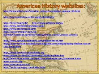 kidinfo/american_history/colonization_colonial_life.html