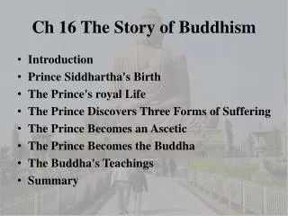 Ch 16 The Story of Buddhism