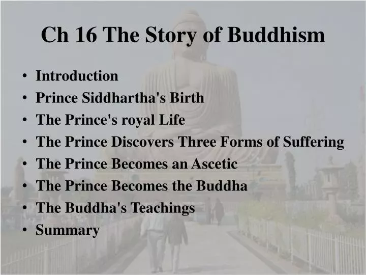 ch 16 the story of buddhism
