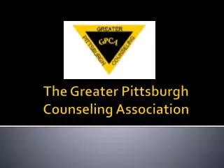 The Greater Pittsburgh Counseling Association