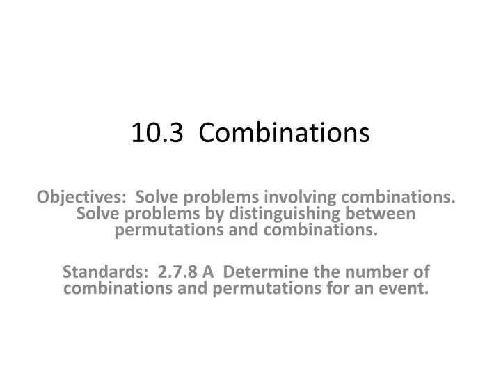 10 3 combinations