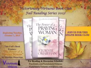 Fall Reading Series 2013!
