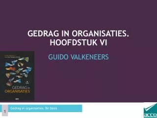 gedrag in organisaties hoofdstuk vi