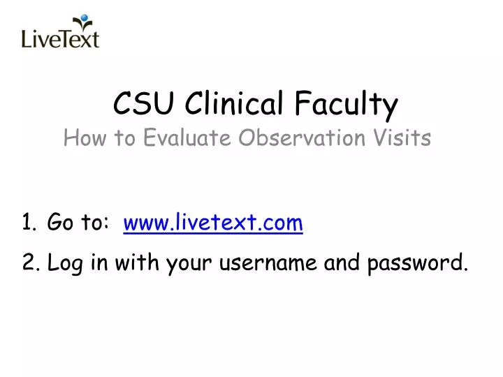 csu clinical faculty