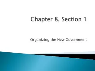 chapter 8 section 1