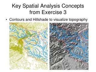 Key Spatial Analysis Concepts from Exercise 3