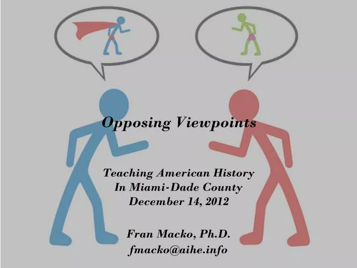 opposing viewpoints assignment