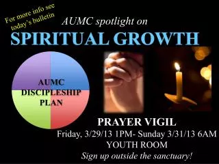 AUMC spotlight on SPIRITUAL GROWTH