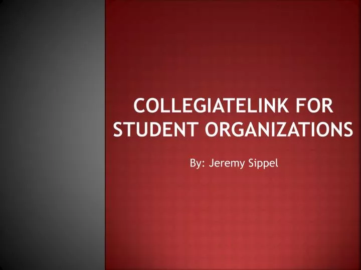 collegiatelink for student organizations
