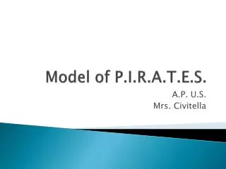Model of P.I.R.A.T.E.S.