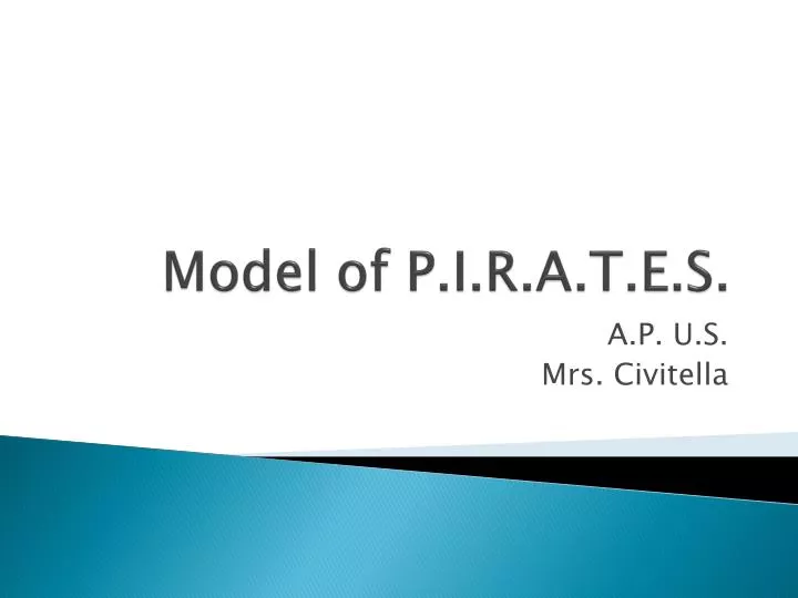 model of p i r a t e s