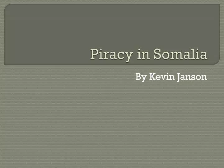 piracy in somalia