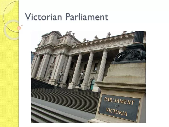 victorian parliament