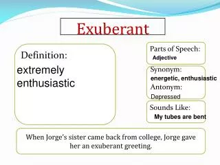 Exuberant