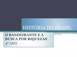 hist ria do brasil