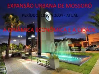 expans o urbana de mossor