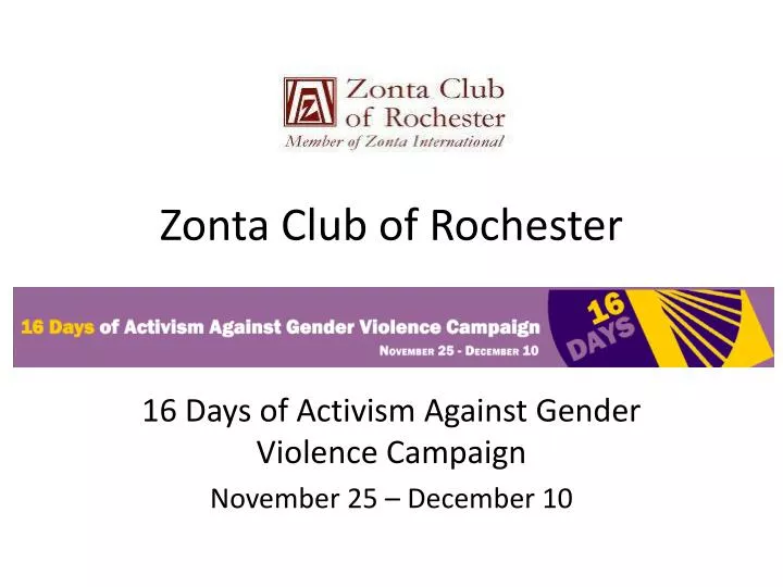 zonta club of rochester