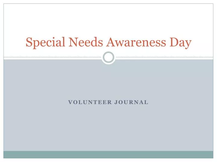 special needs awareness day