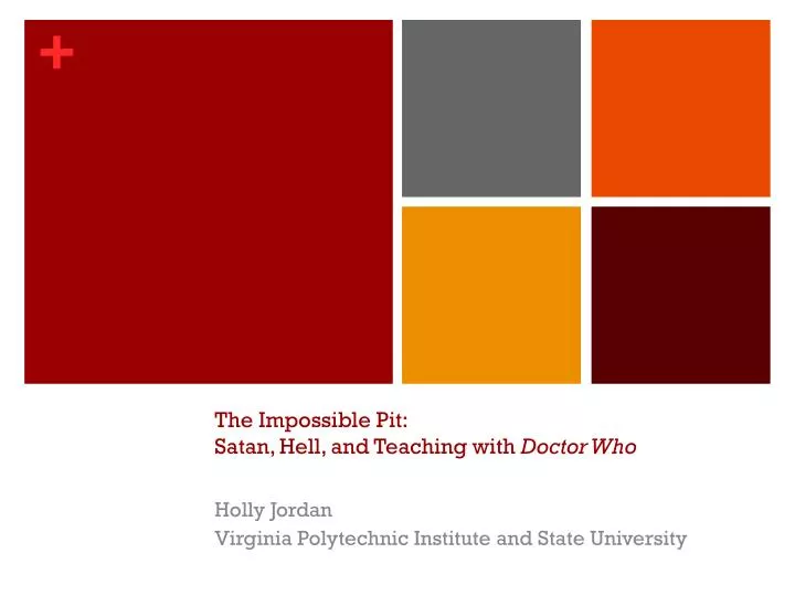 the impossible pit satan hell and teaching with doctor who