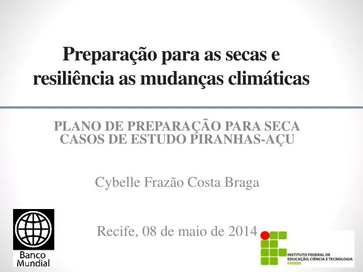 prepara o para as secas e resili ncia as mudan as clim ticas