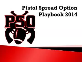 Pistol Spread Option Playbook 2014