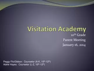 Visitation Academy