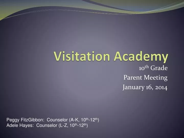 visitation academy