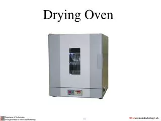 Drying Oven