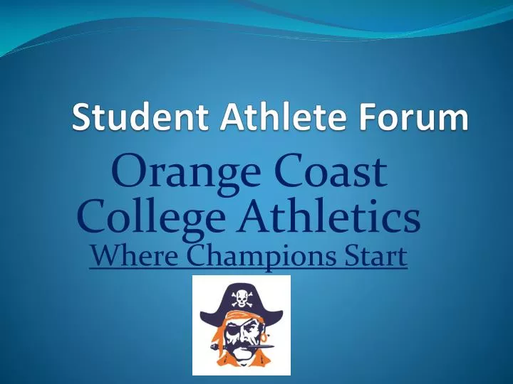 student athlete forum