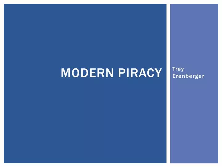 modern piracy