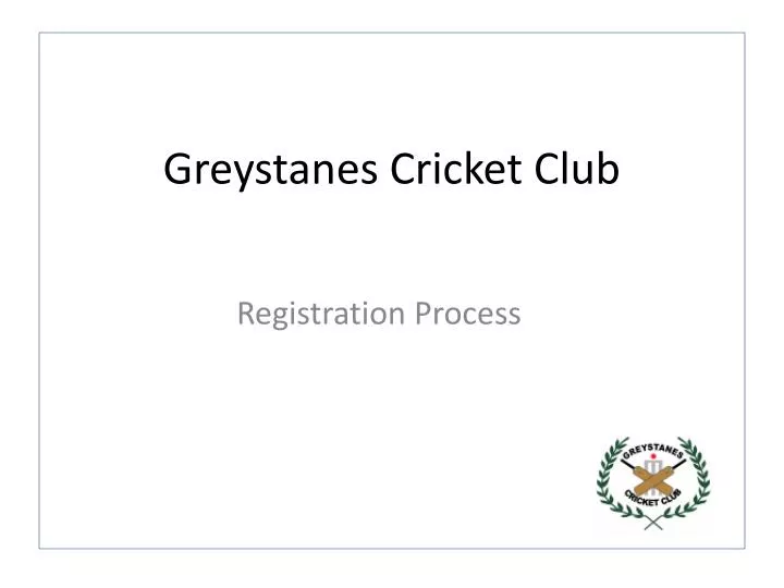greystanes cricket club