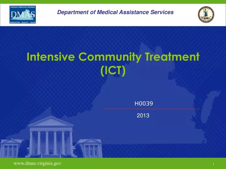 intensive community treatment ict