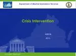 Crisis Intervention - slide 1