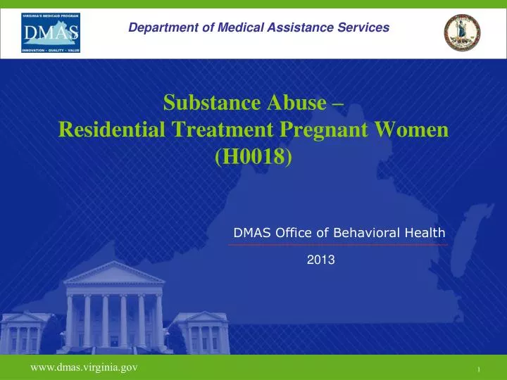 substance abuse residential treatment pregnant women h0018