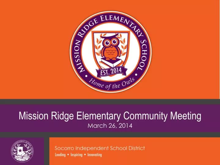 mission ridge elementary community meeting march 26 2014